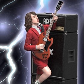 Angus Young III AC/DC Rock Iconz Statue by Knucklebonz